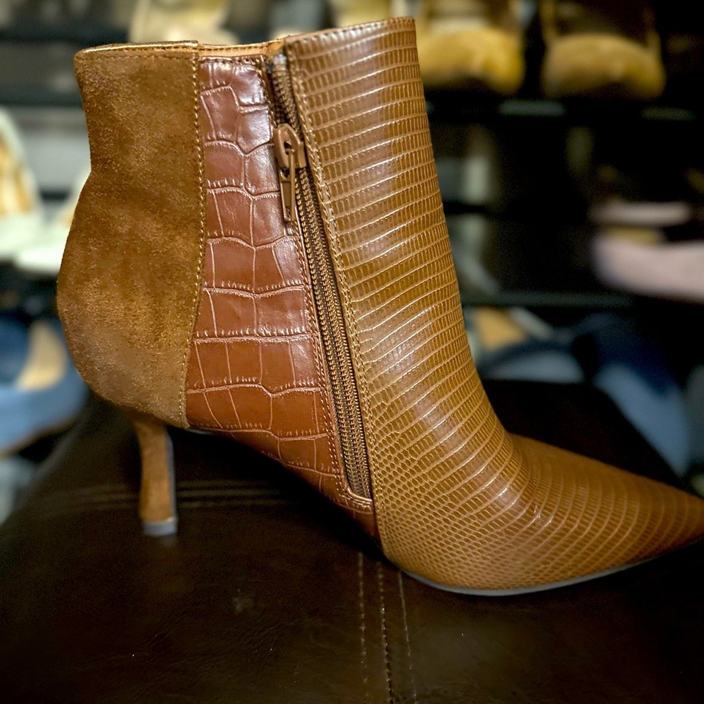 Brown ankle boots